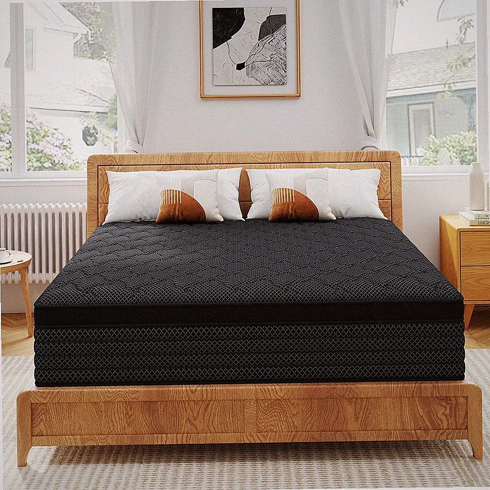 12" 14" Twin Full Queen King Mattress Gel Memory Foam Hybrid Spring Bed In a Box