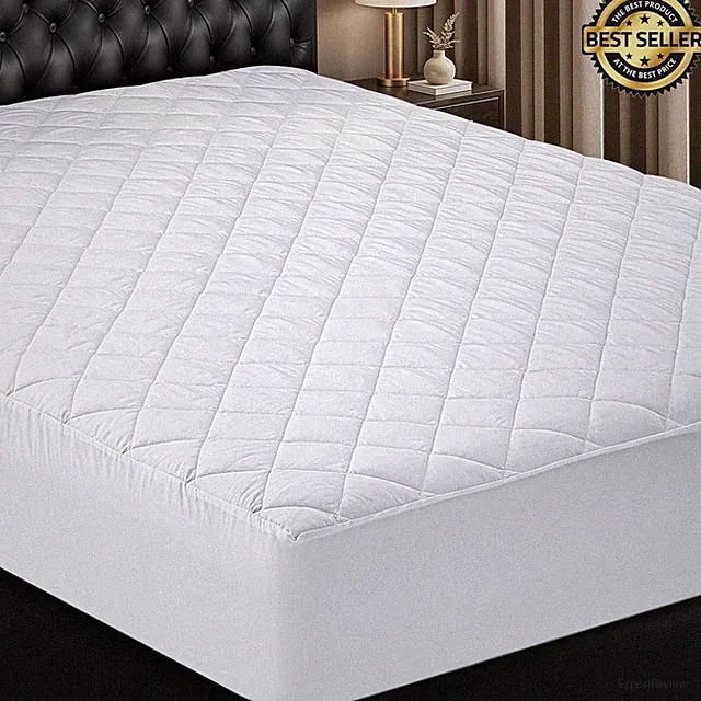16Inch Memory Foam-Topper Mattress Cover Queen Size Bed Pad Matress Stretches