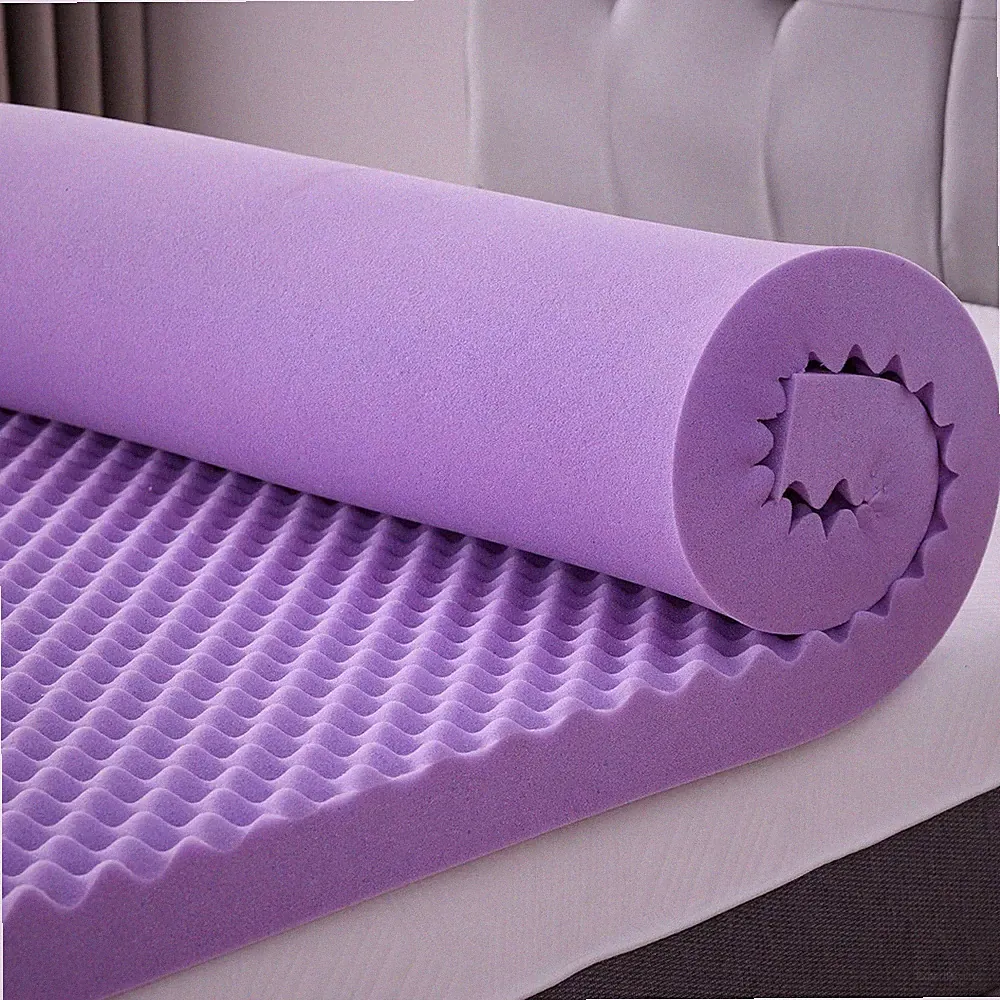 2 Inch Egg Crate Memory Foam Mattress Topper Twin Size, Soft Mattress Pad