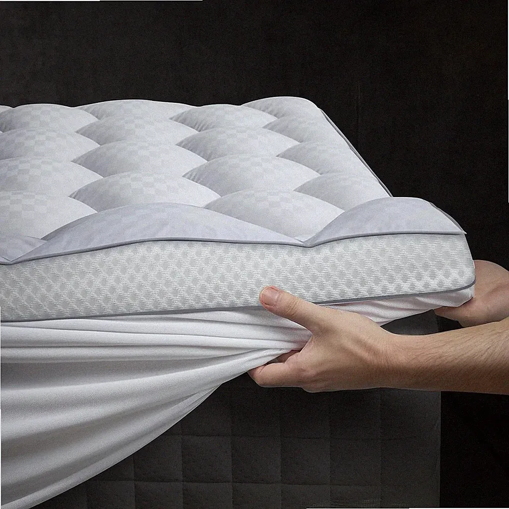3 Inch Ultra-Fluffy Memory Foam Mattress Topper Queen for Back Pain, Soft Comfy