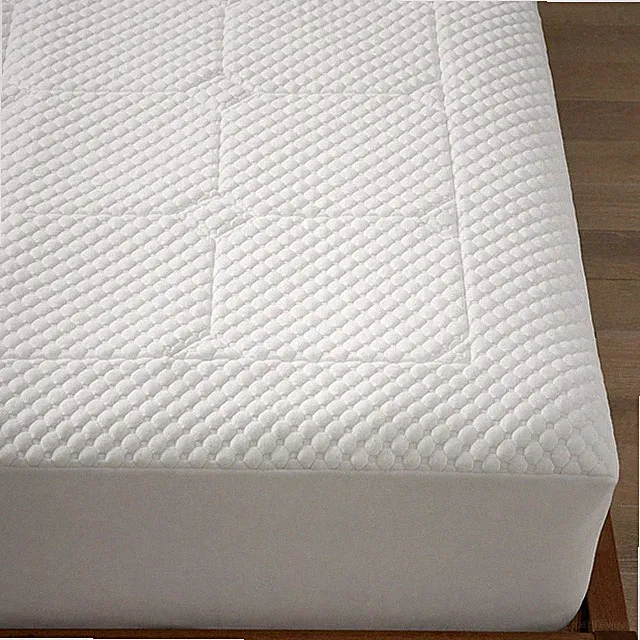 Company Essentials Comfort Cushion Quilted Memory Foam Mattress Pad - White