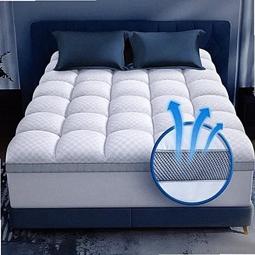 Premium Memory Foam Mattress Topper Twin for Ultra Comfort, 2" Plush Pillow T...