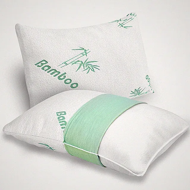 Queen Cooling Memory Foam Pillows Firm Shredded Comfy Bed Pillows 2 Packs Sleep