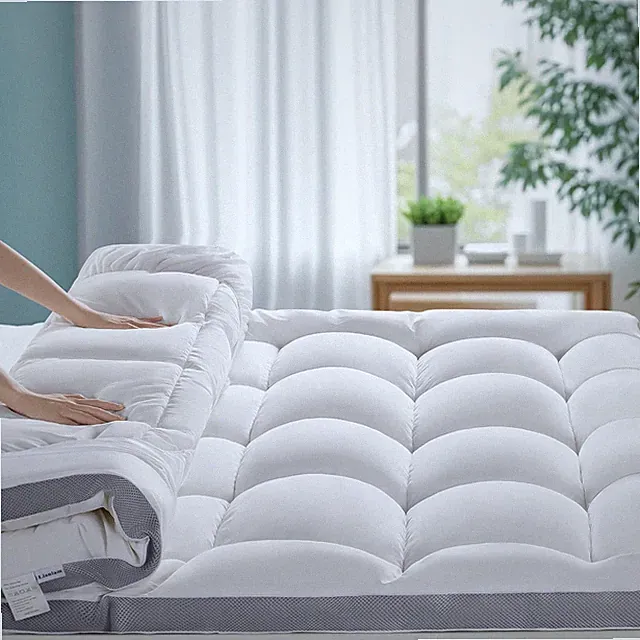 Queen Extra Firm Gel Memory Foam Mattress Topper for Back Pain Relief