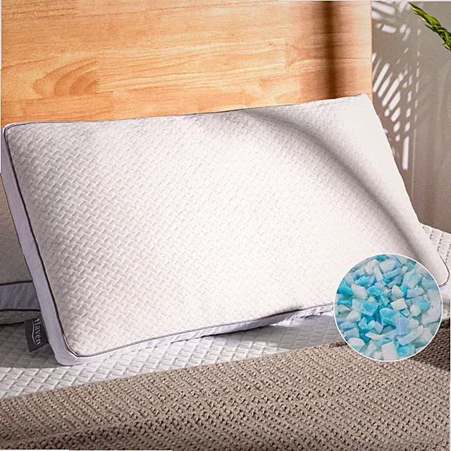 Shredded Memory Foam Pillows, Bed Pillows for Sleeping, Standard Pillow for S...